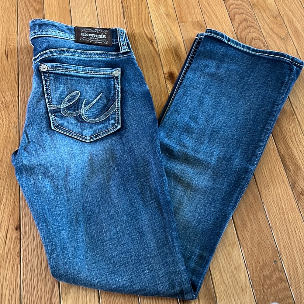 Express Barely Boot Jeans